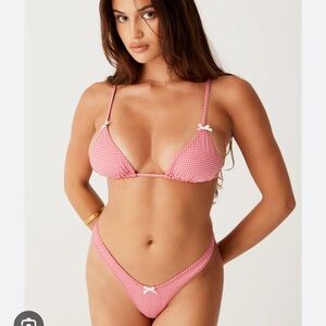 Frankie’s Red Gingham Bikini